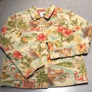 Coldwater Creek vintage-look jacket.  Sz M